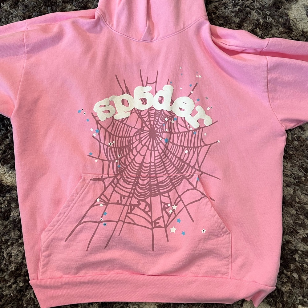 Pink Spider Hoodie
